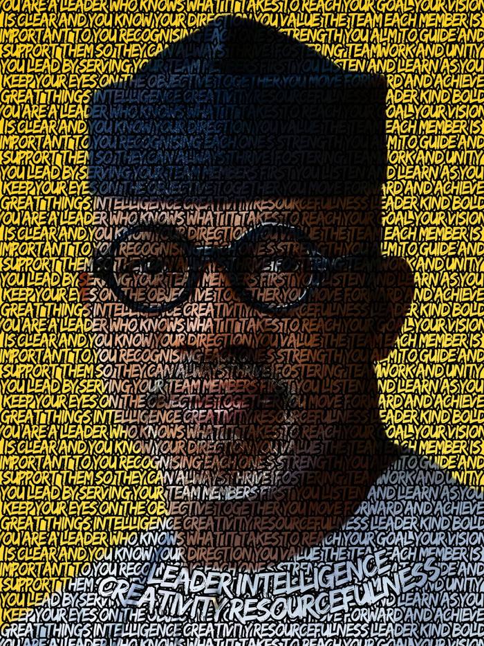 Typography Portrait